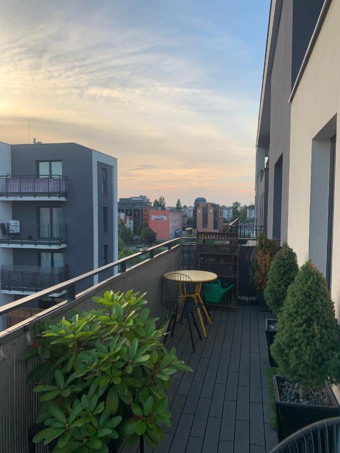 Ekskluzywny Penthouse Z Ogrodem W Centrum Lodzi Bagian luar foto